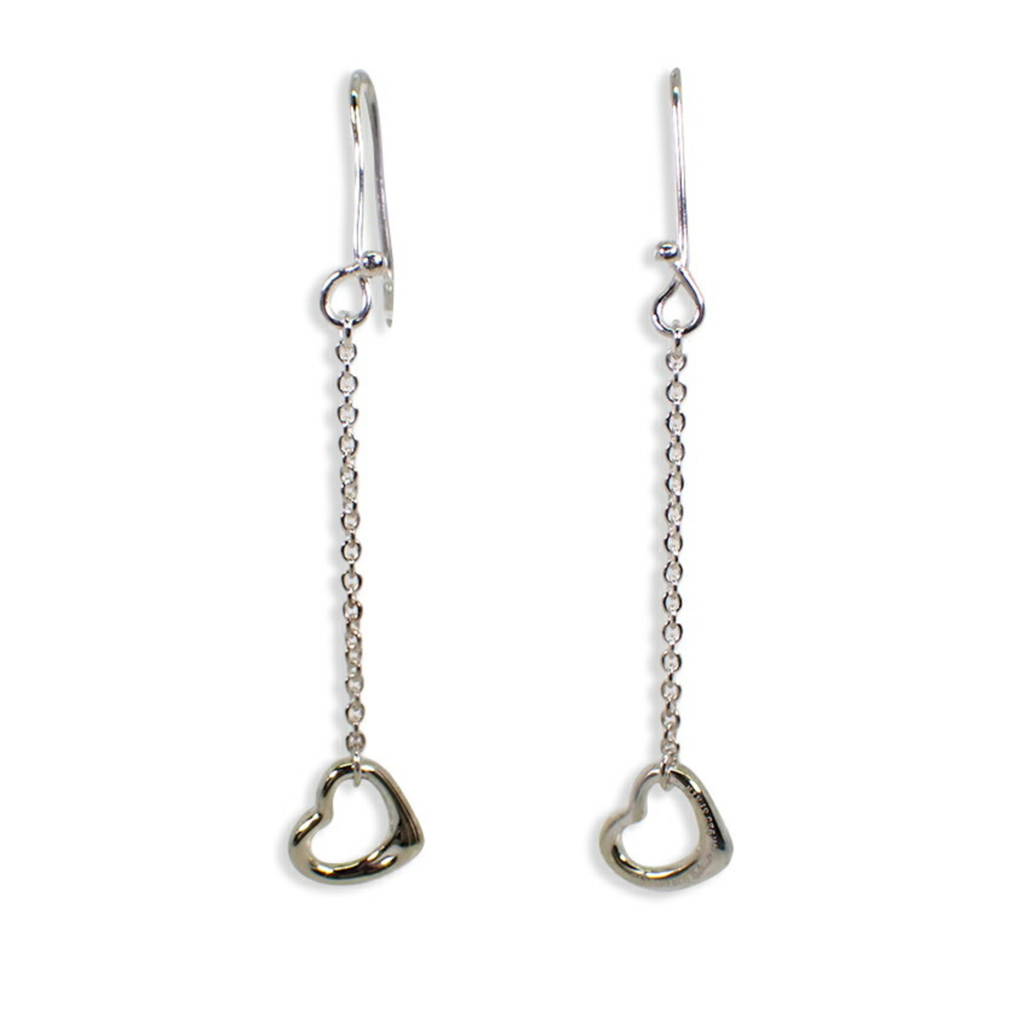Tiffany 925 Open Heart Earrings